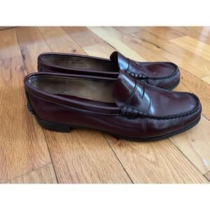 SEBAGO Brown Burgundy Penny Loafers Women 8.5